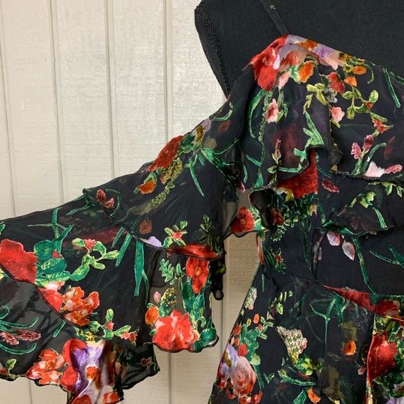 Alice + Olivia Florentina off the shoulder dress, size 2. - Picture 2 of 7